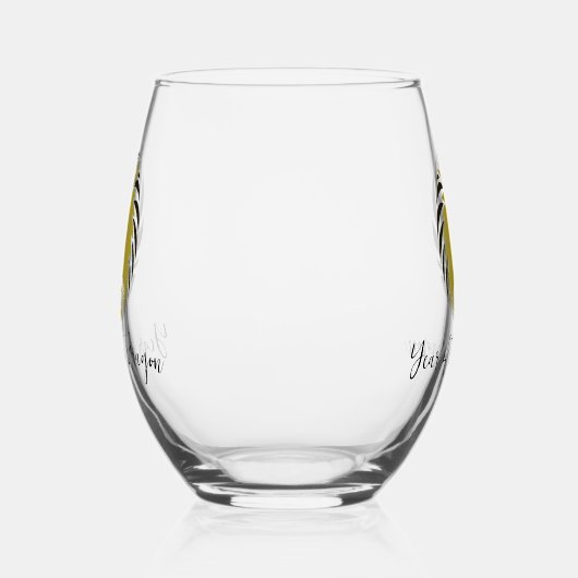 Année du Dragon Design Verre sans pierre (Droite)