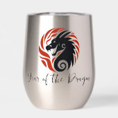 Année du Dragon Design Vin Thermal Tumbler (Arrière)