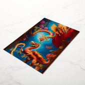 Année du dragon FOIL Carte ART du Nouvel An (Rotation)