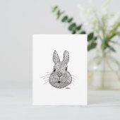 Année du lapin, Carte Nouvel An, Carte Plat (Debout devant)