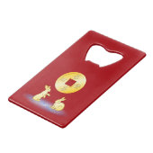 Année du lapin Gold Lucky Coin (Dos Angle)