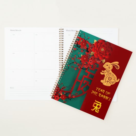 Année Du Lapin Lucky Chinois Lunar Nouvel An (Devant avec enveloppe)