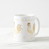 Année du Rooster 2017 tasse personnalisable (Devant droit)