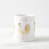 Année du Rooster 2017 tasse personnalisable (Centre)