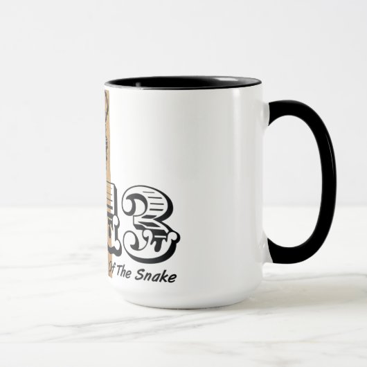 Année du serpent 2013 Mug (Droite)