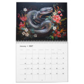 Année du Serpent – Calendrier d'Art 20XX (Jan 2027)