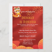 Année du serpent chinois Nouvel An Invitation de f (Devant)