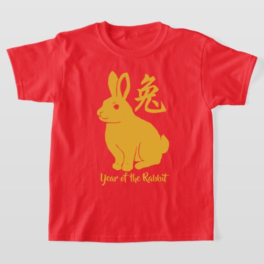 Année Du T-shirt Rabbit (Poser)