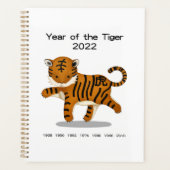 Année du Tigre 2022 Cute Zodiac Animal Keepsaké (Devant)