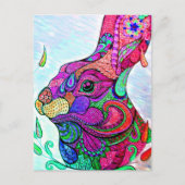 ANNÉE DU ZODIAC LAPIN |  Carte postale de livre de (Devant)