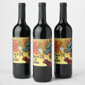 Année étiquette du vin du Dragon 2024 Chine Nouvea (Bouteilles)