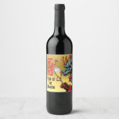 Année étiquette du vin du Dragon 2024 Chine Nouvea (Devant)