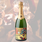 Année étiquette du vin du Dragon 2024 Chine Nouvea