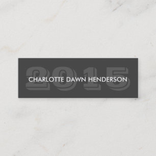 Année grise de classe de faire-part d'obtention d