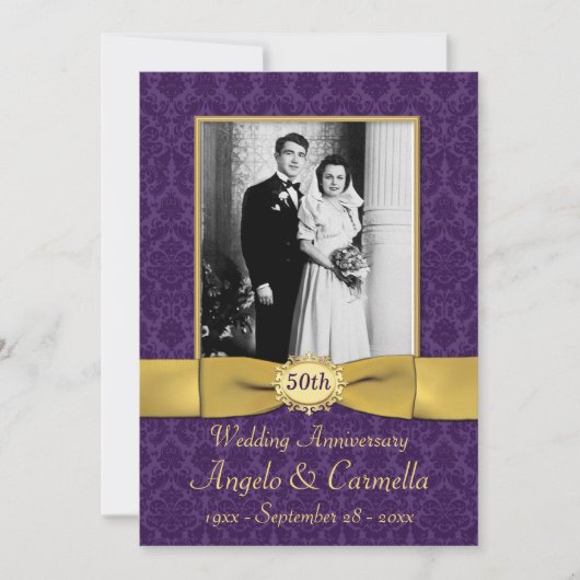 Année Mariage Anniversaire Invitation (Devant)
