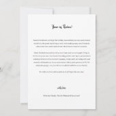 Année moderne en revue 9 Photo Collage Carte de va (Dos)