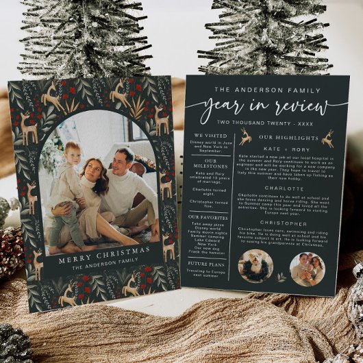 Année nordique en révision Carte de famille Bullet