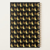 Année personnalisée 2019 Monogramme d'or noir M Él (Dos)