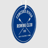 Année personnalisée de nom d'équipe d'avirons de (devant)