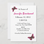 Année personnalisée Fête d'anniversaire Invitation (Dos)