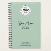 Année personnalisée, logo, nom et texte, journal e (Devant)