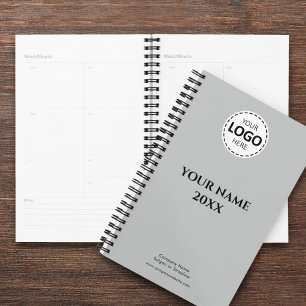 Année personnalisée, logo, nom et texte, journal g