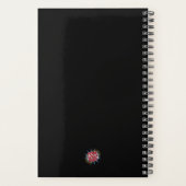 Année personnalisée, logo, texte, journal noir (Dos)