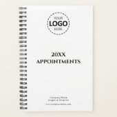 Année personnalisée, logo, texte, rendez-vous blan (Devant)