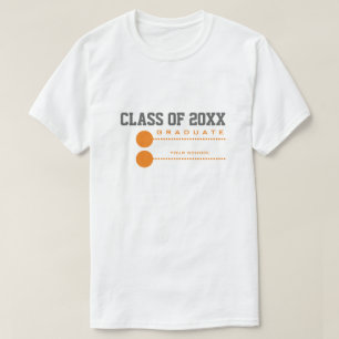 Année personnalisée T-shirts de fin d'études
