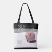 Année PIg 2019 Sac fourre-tout d'art informatique  (Dos)