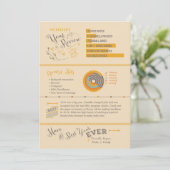 Année rétro en révision Cartes de Noël - Infograph (Debout devant)