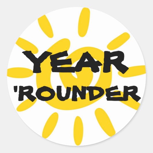 ANNÉE 'ROUNDER STICKER (Devant)