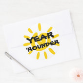 ANNÉE 'ROUNDER STICKER (Enveloppe)