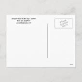 Année Shogun de la carte postale Rat (Dos)