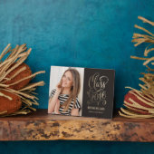 Année stellaire ÉDITABLE Plaque de graduation COUL (Côté)