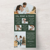 Année Verte En Revue Tripler Cartes (À l'intérieur)