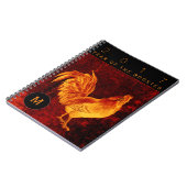 Année vintage du monogramme 2017 Carnet (Côté gauche)