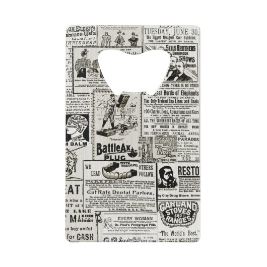 Années 1890, le charmant journal victorien annonce (Devant)