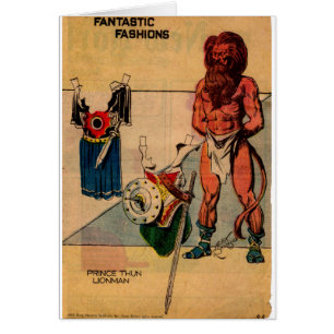 Années 1930 Prince Thun poupées papier Flash Gordo