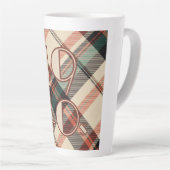 Années 1940 Plaid Two Tone Mug (Angle droit)