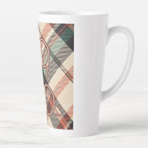 Années 1940 Plaid Two Tone Mug