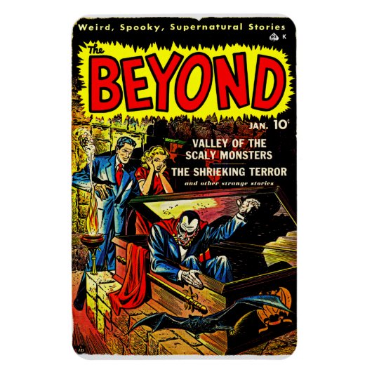 Années 1950 * The BEYOND* Horror Comics Magnet (Vertical)