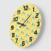 Années '50 astucieuses - horloge triple d'étoile (Angle)