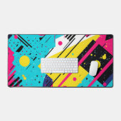 Années 80 Motif géométrique rétro (Clavier et souris)