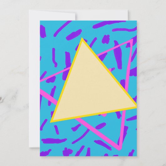 Années 90 Nostalgie Throwback Invitation d'anniver (Dos)