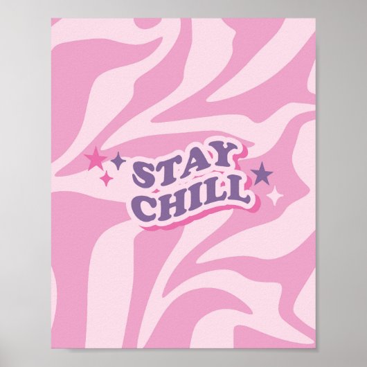 Années 90 Poster esthétique pour rester chill (Devant)
