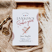 Années de recrue Premier anniversaire Invitation B