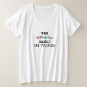 "ANNÉES D'OR..." T-SHIRT DE FEMMES COLORÉES