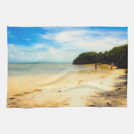 Anne's Beach, de Florida Keys Theedoek (Horizontaal)