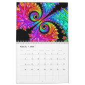 Anne's Fractal Menagerie Agenda Kalender (Feb 2026)